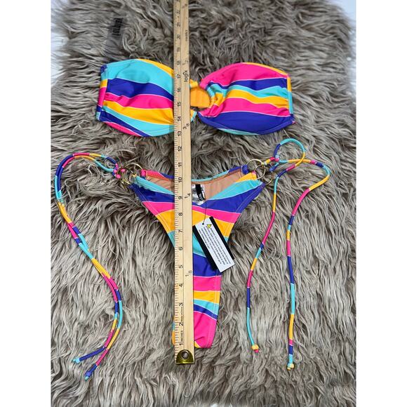 Forplay women’s New multi colored bikini - Picture 8 of 10